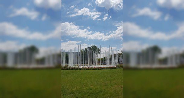 La llama olímpica llegó en julio al país, lo recorrió íntegro y se instaló en el predio de Villa Soldatti