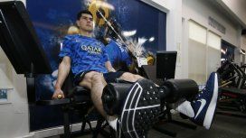 Carlos Lampe entrena para ser titular en las semifinales de la Libertadores Carlos Lampe entrena para ser titular en las semifinales de la Libertadores