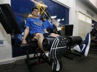 Carlos Lampe entrena para ser titular en las semifinales de la Libertadores Carlos Lampe entrena para ser titular en las semifinales de la Libertadores