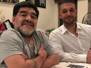 Diego Armando Maradona y Matías Morla Diego Armando Maradona y Matías Morla
