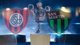 San Lorenzo vs San Martín de San Juan: formaciones San Lorenzo vs San Martín de San Juan: formaciones