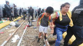 Una caravana migrante avanza desde Honduras hacia los Estados Unidos Una caravana migrante avanza desde Honduras hacia los Estados Unidos