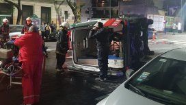 Choque entre un taxi y una ambulancia en Constitución - Crédito: @marianoemartin Choque entre un taxi y una ambulancia en Constitución - Crédito: @marianoemartin