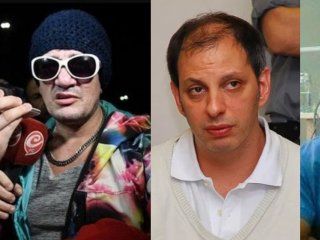 Cristian El Pity Álvarez, Eduardo Vázquez, ex baterista de Callejeros y el anestesista Gerardo Billiris Cristian El Pity Álvarez, Eduardo Vázquez, ex baterista de Callejeros y el anestesista Gerardo Billiris