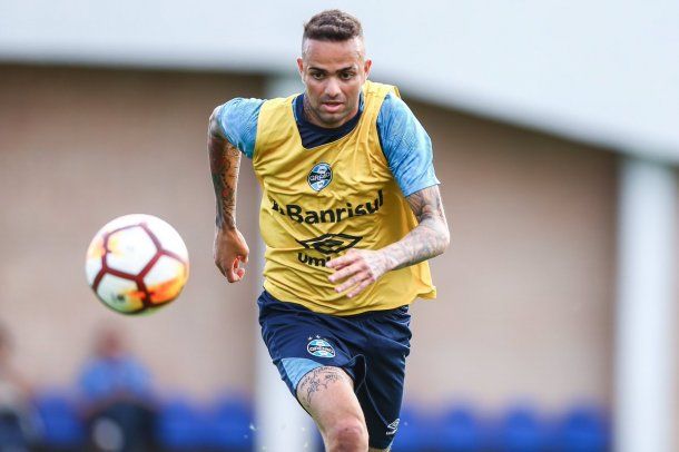 Luan entrenó con normalidad algunos minutos<br>