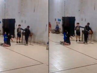 el agresivo entrenamiento de un profesor de voley el agresivo entrenamiento de un profesor de voley