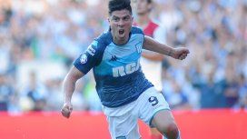 Jonathan Cristaldo en Racing - Crédito: @RacingClub Jonathan Cristaldo en Racing - Crédito: @RacingClub