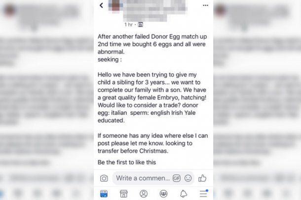 El posteo de Lisa fue eliminado de Facebook.