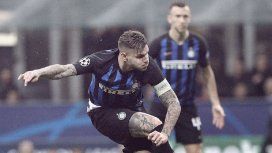 Mauro Icardi marcó el gol del empate para el Inter Mauro Icardi marcó el gol del empate para el Inter