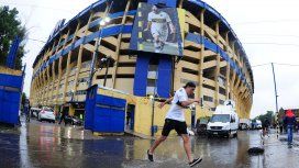 El barrio de La Boca estaba anegado por las fuertes lluvias El barrio de La Boca estaba anegado por las fuertes lluvias