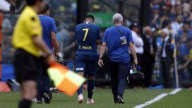 La lesión de Pavón en el Superclásico - Crédito: @BocaJrsOficial La lesión de Pavón en el Superclásico - Crédito: @BocaJrsOficial