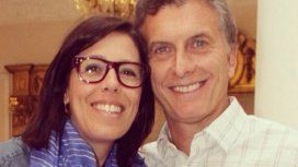 Laura Alonso con Mauricio Macri Laura Alonso con Mauricio Macri
