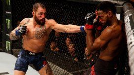 Ponzinibbio y otra gran actuación. Foto: @UFCEspanol Ponzinibbio y otra gran actuación. Foto: @UFCEspanol