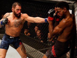 Ponzinibbio y otra gran actuación. Foto: @UFCEspanol Ponzinibbio y otra gran actuación. Foto: @UFCEspanol