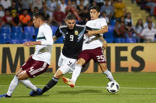 Icardi en Argentina vs México - Crédito: @Argentina