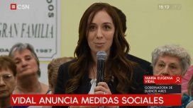 Vidal anunció el pago de un bono a jubilados provinciales que ganen menos de $10 mil Vidal anunció el pago de un bono a jubilados provinciales que ganen menos de $10 mil