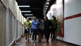 Así entraba Carlos Tevez al Monumental Así entraba Carlos Tevez al Monumental