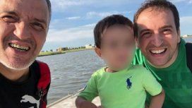 Leonardo Polti e Ignacio Santalla junto a su hijo Juan Pablo Leonardo Polti e Ignacio Santalla junto a su hijo Juan Pablo