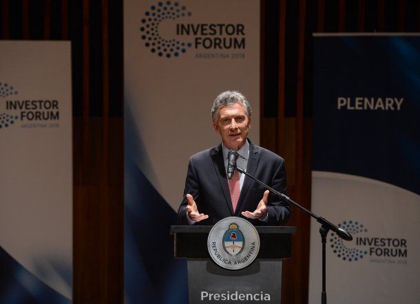 El presidente Mauricio Macri expuso en el Foro de Inversiones organizado por el Banco Mundial en el marco de la Cumbre de Líderes del G20.   