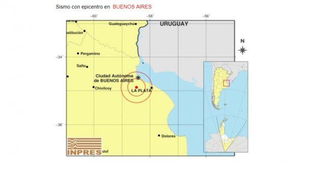 El Terremoto del Río de la Plata, el único antecedente de sismo en