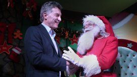 Mauricio Macri y Papá Noel Mauricio Macri y Papá Noel