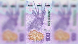 Más animales en la billetera: entra en circulación el billete de $100 con la taruca Más animales en la billetera: entra en circulación el billete de $100 con la taruca