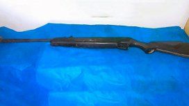 Este es el rifle que habría usado el adolescente Este es el rifle que habría usado el adolescente