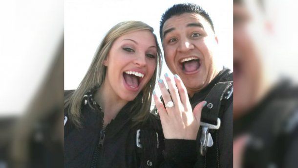 Zamora y su marido, en una foto más feliz<br>