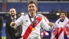 Marcelo Gallardo y el festejo de la Copa Libertadores Marcelo Gallardo y el festejo de la Copa Libertadores