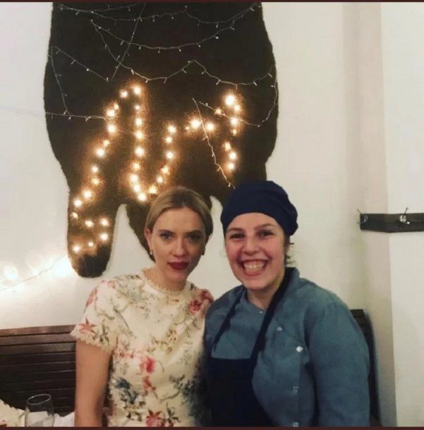 Scarlett Johansson fue a cenar a un restaurante de Palermo<b><br></b>