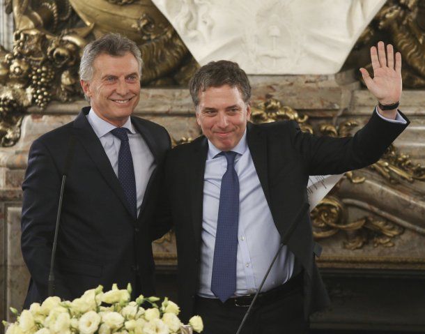 Mauricio Macri y Nicolás Dujovne<br>
