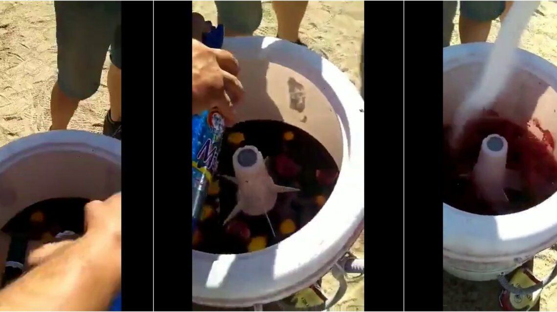 El lavarropas que hace sangría es furor en las redes