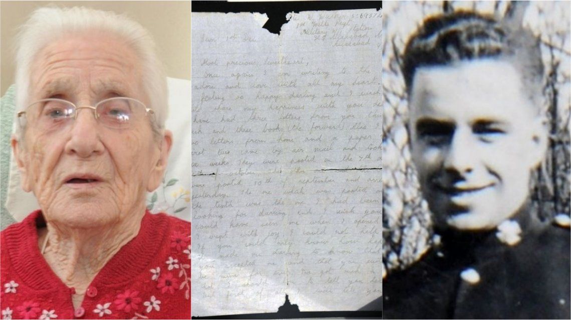 Le llegó una carta de su novio desaparecido hace 70 años - Crédito: Trevor Porter / SWNS Le llegó una carta de su novio desaparecido hace 70 años - Crédito: Trevor Porter / SWNS