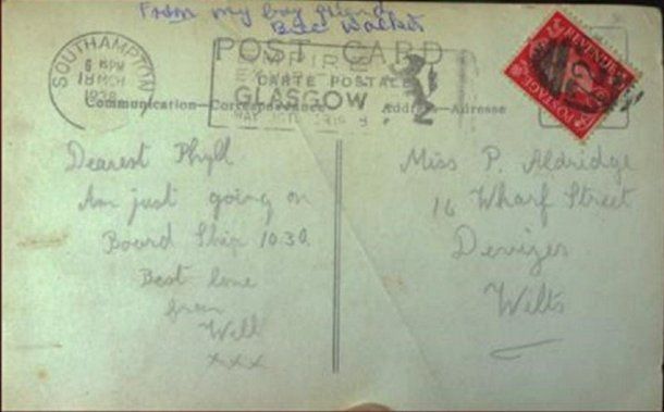 Le llegó una carta de su novio desaparecido hace 70 años - Crédito: Trevor Porter / SWNS