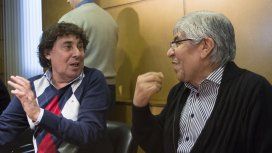 Pablo Micheli y Hugo Moyano Pablo Micheli y Hugo Moyano