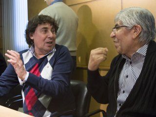 Pablo Micheli y Hugo Moyano Pablo Micheli y Hugo Moyano