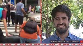 Habló el ciclista que atrapó a un motochorro: Fue un momento de mucha tensión Habló el ciclista que atrapó a un motochorro: Fue un momento de mucha tensión