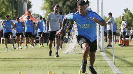 El Apache, en plena pretemporada (Foto: Prensa Boca) El Apache, en plena pretemporada (Foto: Prensa Boca)