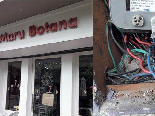 Así encontraron la conexión en el local Así encontraron la conexión en el local