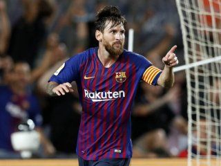 Messi celebró su gol número 400 Messi celebró su gol número 400