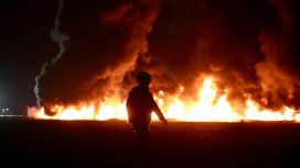 Explosión en México causada por los huachicoleros Explosión en México causada por los huachicoleros