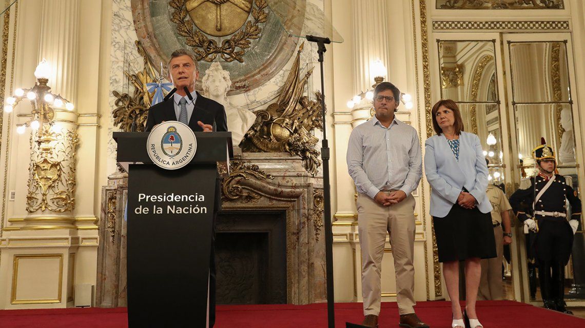 Macri Durante El Anuncio Del Dnu Por La Extinci N De Dominio El Que