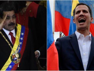 Nicolás Maduro y Juan Guaidó Nicolás Maduro y Juan Guaidó