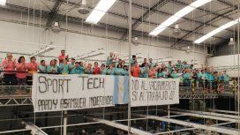 Trabajadores de Sport Tech - Crédito: ctanacional.org Trabajadores de Sport Tech - Crédito: ctanacional.org
