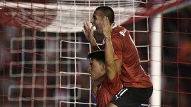 Gaibor celebra el gol de la victoria Gaibor celebra el gol de la victoria