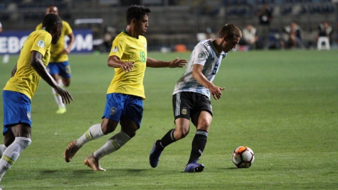 Argentina y Brasil Sub 20 - Crédito: @Sub20Chile2019