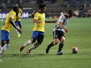 Argentina y Brasil Sub 20 - Crédito: @Sub20Chile2019 Argentina y Brasil Sub 20 - Crédito: @Sub20Chile2019