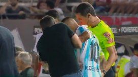 River vs Racing: Centurión empujó a Coudet antes de entrar River vs Racing: Centurión empujó a Coudet antes de entrar