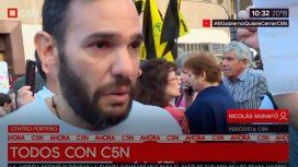 La emoción de Nicolás Munafó La emoción de Nicolás Munafó