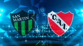 San Martín de San Juan vs Independiente por la fecha 19 de la Superliga: horario San Martín de San Juan vs Independiente por la fecha 19 de la Superliga: horario
